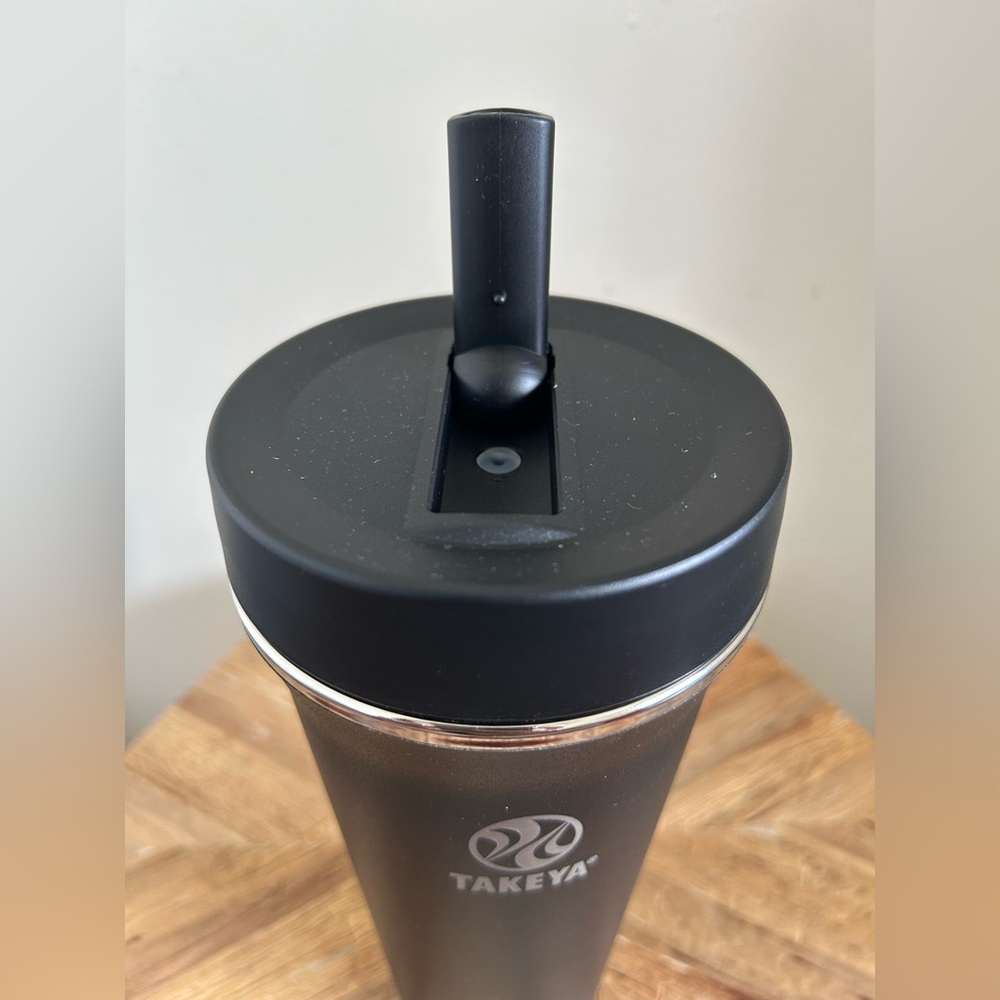 Takeya 24 oz Straw Black Stainless Steel Thermos Tumbler - Picture 3 of 3
